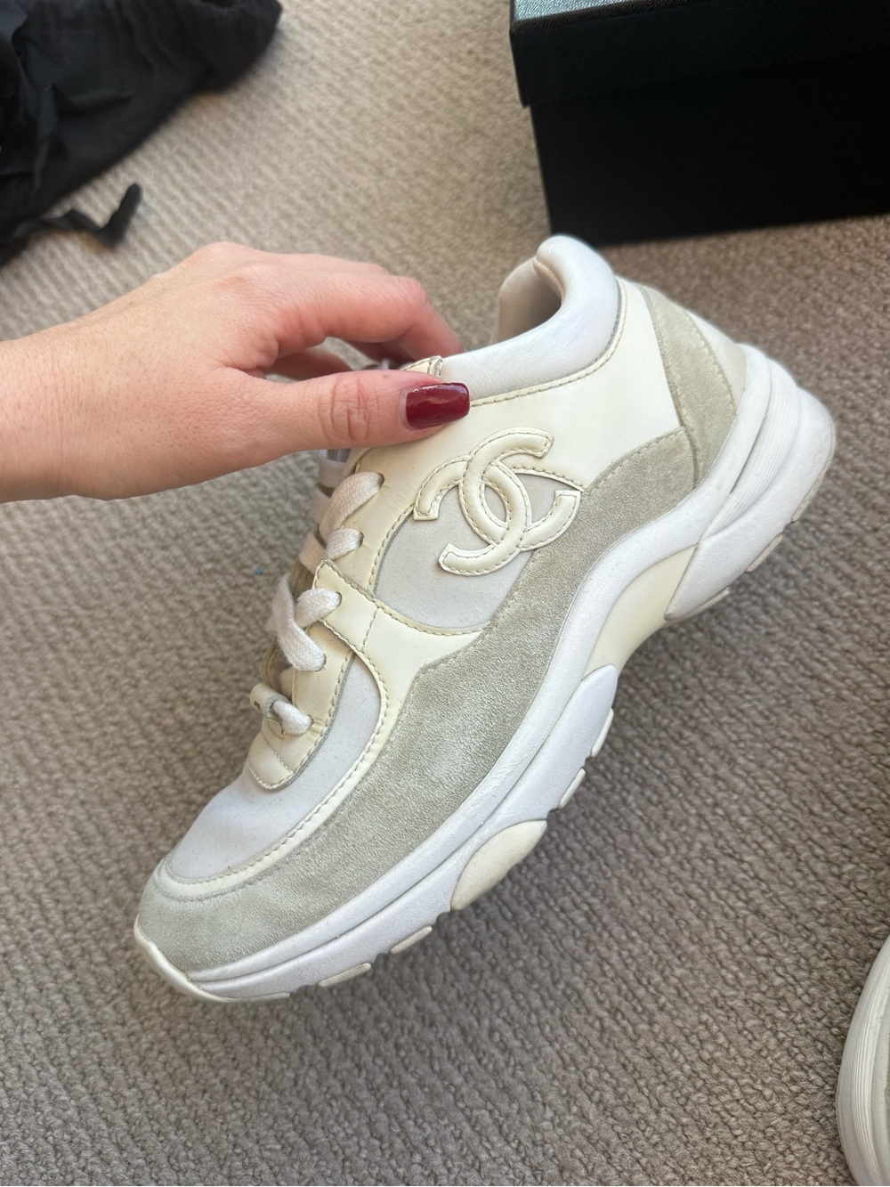 Chanel CC Logo Sneakers